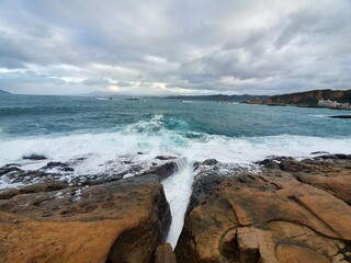 Rocky coast in Taiwan