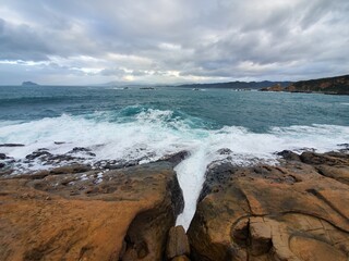 Rocky coast in Taiwan