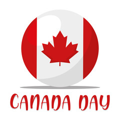 Happy canada day card