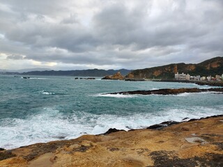 Coast and rocks in Taiwan
