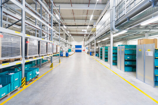 Storehouse in a factory
