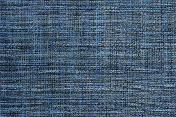 Plastic weft texture in blue tones