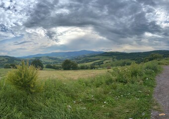 landscape in the mountains