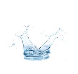 water splash isolated on white background