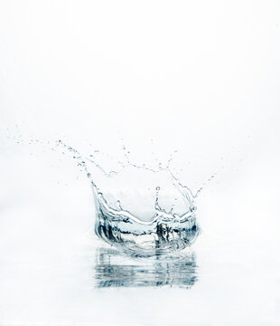 water splash isolated on white background