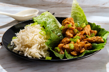 Asian Cashew Chicken Wrap