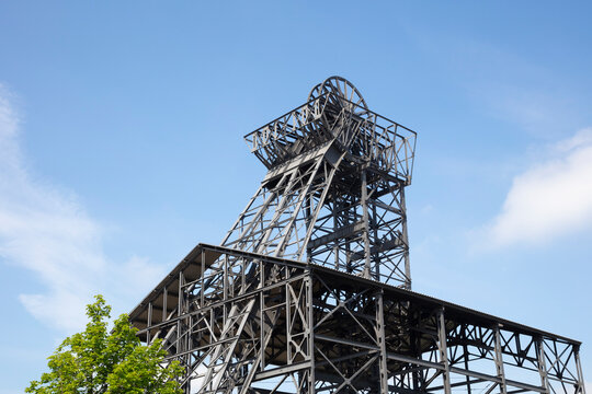 Germany, North Rhine-Westphalia, Hamm, Shafts of&Ocirc;&oslash;&Omega;Radbod coal mine