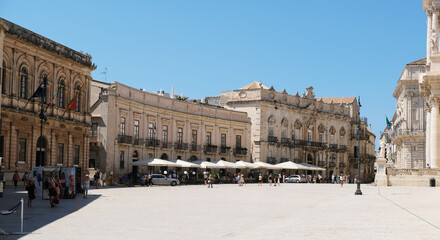 Fototapeta premium Syracuse Piazza del Duomo
