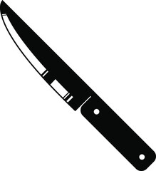 Knife Logo Vector Industriy Silhouette