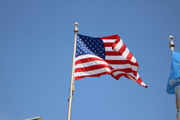 Bandera Ondeante de Estados Unidos 