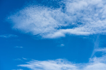 blue sky with clouds