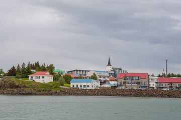 Town of Borgarnes in Iceland