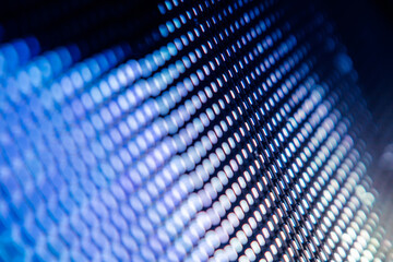 CloseUp LED blurred screen. LED soft focus background. abstract background ideal for design.