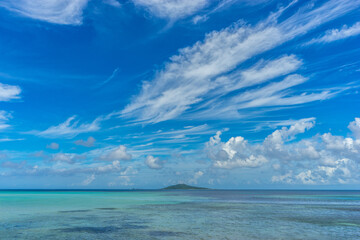 Obraz premium Okinawa wyspa Ikema morze