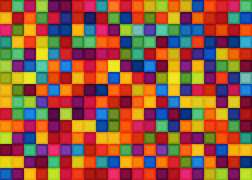 Abstract colorful geometric vector background © natrot