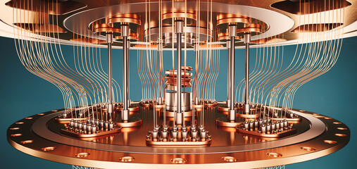 quantum computer close up 