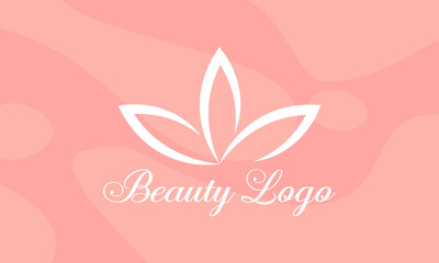 Beauty logo-flowers design for spa, boutique, beauty salon, cosmetician, shop, yoga class, hotel and resort