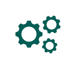 Gear icon vector logo design template