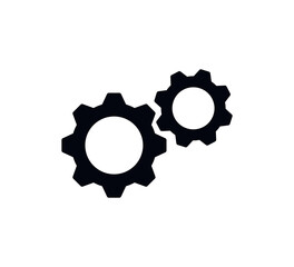 Gear icon vector logo design template