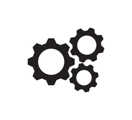 Gear icon vector logo design template