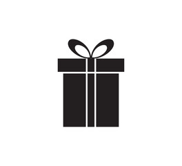 Gift icon vector logo design template