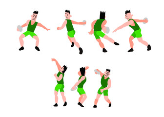 陸上競技　円盤投げ