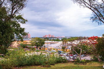 The historical  city Nassau, Bahama capital tour.