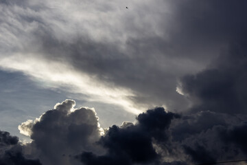 Obraz premium storm clouds timelapse