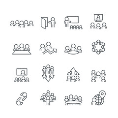 Business and Meet icons set,Vector