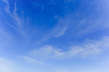 Obraz premium Blue sky and cloud. Beautiful natural background.