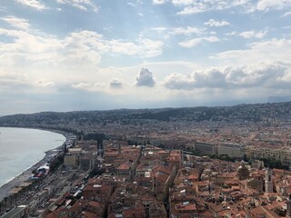 aerial view of barcelona spain