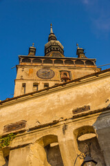 Sighisoara Clock Tower on a fine morning