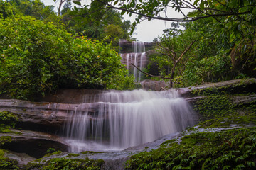 Tat Wiman Thip Waterfall Bueng Kan Province, Thailand
