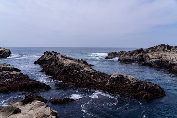 三浦半島 南端の岩場