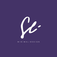 S E SE Initial handwriting or handwritten logo for identity. Logo with signature and hand drawn style.