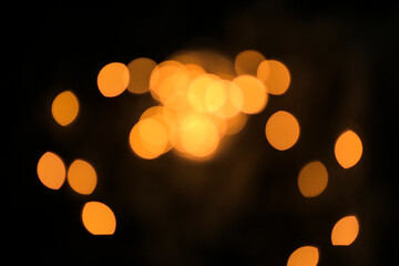 Blurry christmas lights abstract background