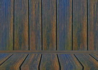 old wooden wall