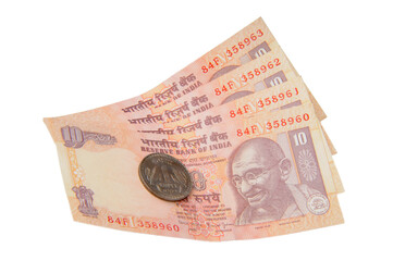 A ten rupee notes ,Indian Currency