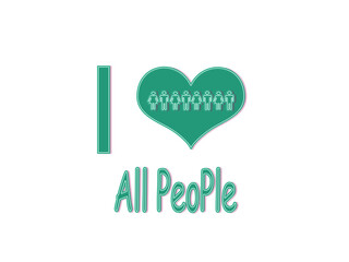 I love all people