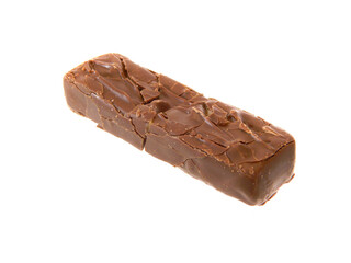 chocolate bar isolated on white background