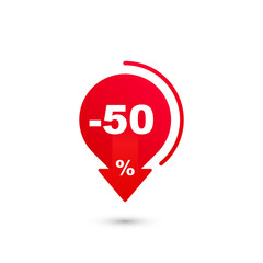 Sticker or tag for sales