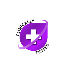 Obraz premium Clinically tested and clinically proven sticker