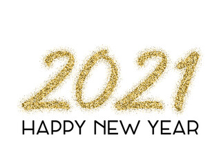 Obraz na płótnie Canvas 2021 Happy New Year vector greeting card, banner.