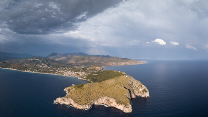 Promontorio di Capo Palinuro nel Cilento in Campania Italia