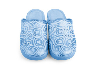 Pair of safety leather shoes isolated on white background with copy space.