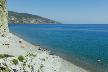 Obraz premium mare e spiaggia del Cilento in Italia
