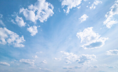 Obraz premium clear blue sky background,clouds with background.