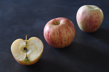 Two apples and a half