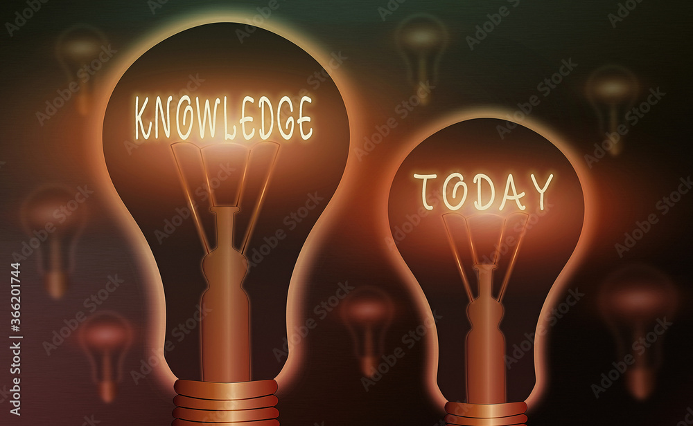 Poster writing note showing knowledge. business concept for skills that an individual has gained through ex