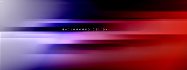 Motion concept neon shiny lines on liquid color gradients abstract backgrounds. Dynamic shadows and lights templates for text